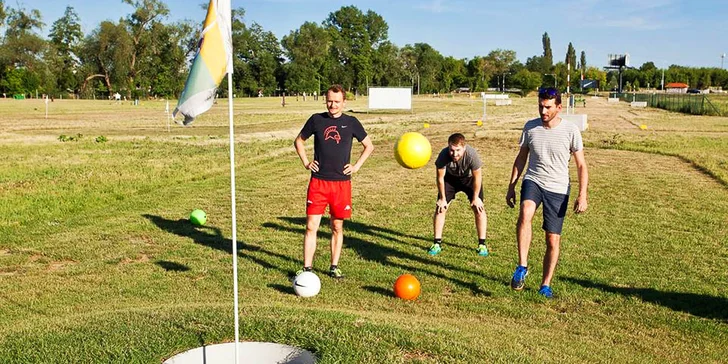 Vyzkoušejte nový originální sport fotbalgolf: vstupy platí až do července 2019
