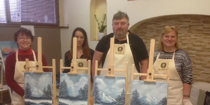 Více než klasická olejomalba: Kurz olejomalby ®Bob Ross pro začátečníky