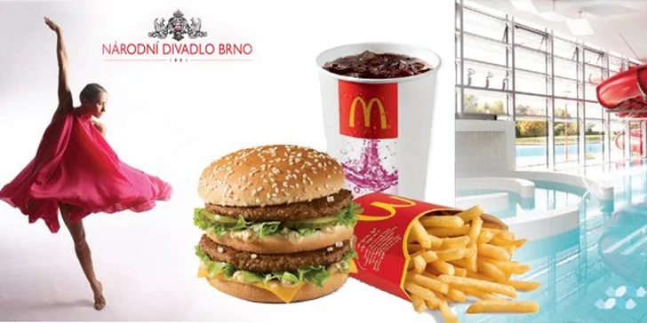 489 Kč za brožuru plnou slev. Slevové kupóny do McDonald´s, aquaparku, divadla, ZOO, bowlingu i na adrenalinové sporty v Brně. Sleva 30 %.