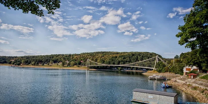 Letní relax pro nenáročné: bungalovy u Vranovské přehrady pro 5 osob