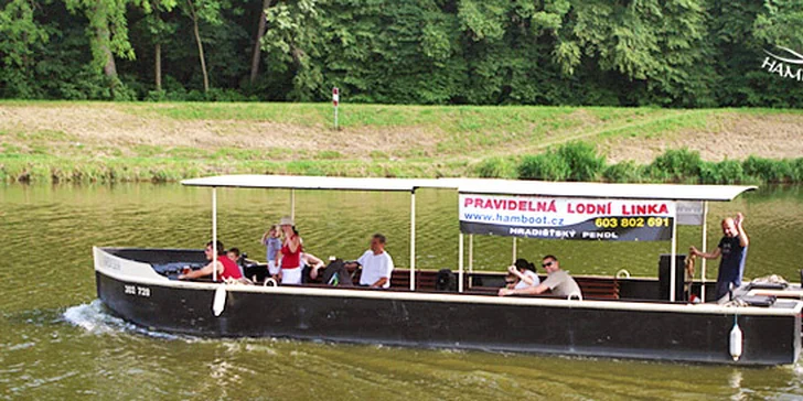 2hodinová plavba po Baťově kanálu na lodi Kordulka