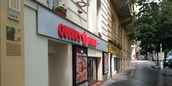 Jídlo s sebou pro 1 či 2 osoby: Kebab a nápoj z bistra na náměstí Jiřího z Poděbrad