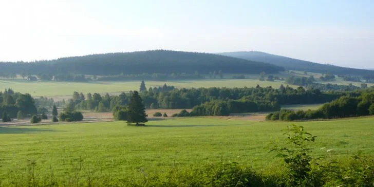Podzim na Šumavě: chata s infrasaunou pro 15 osob nebo apartmán pro 3 osoby