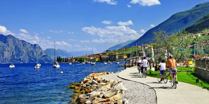 Cyklisté, hurá do Itálie: 5denní zájezd k jezeru Lago di Garda včetně polopenze