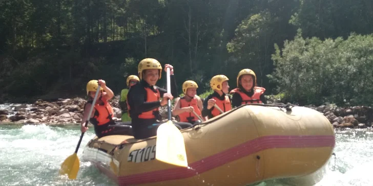 Ochlaďte se v parných dnech: půldenní rafting na krásné rakouské řece Salza