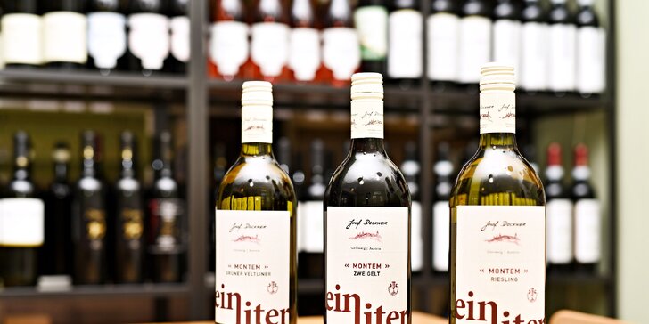 Ochutnejte opravdovou kvalitu: Degustace rakouských vín i s chuťovkami pro dva