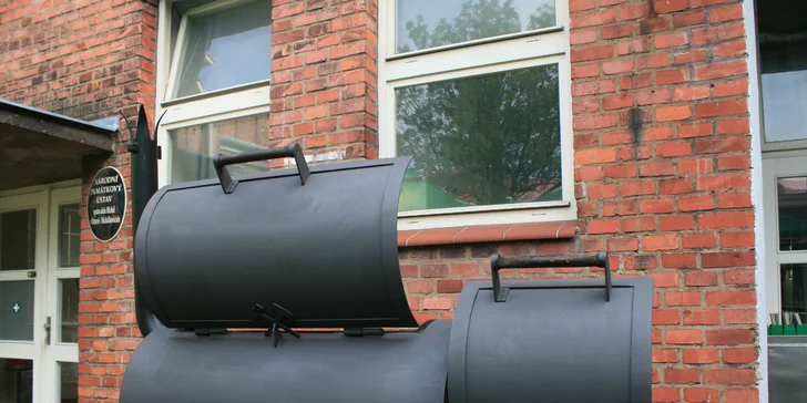Bašta jak pro chlopa: Havířská makrela z grilu, 400 g hranolek a omáčka i zelenina