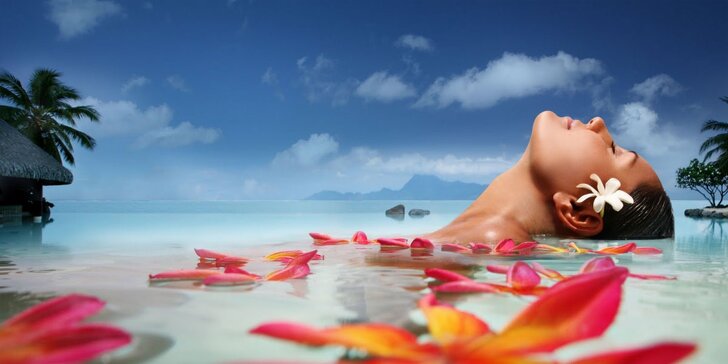 Hodinová dovolená: 60 minut uvolňující Tahiti masáže olejem s květy gardénie