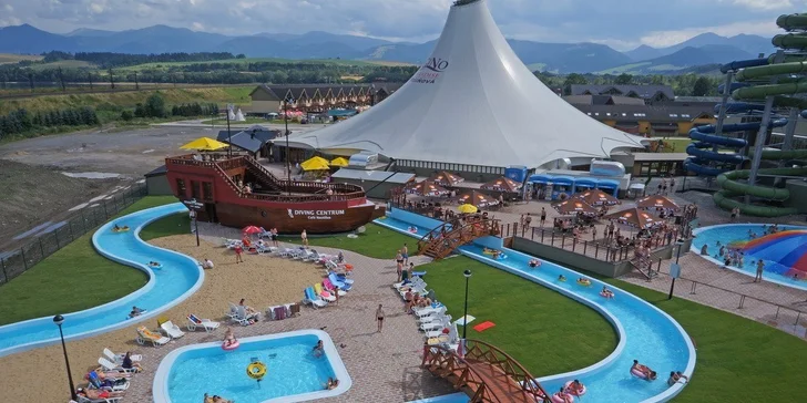 Rodinná dovolená v Nízkých Tatrách: Až 6 dní s polopenzí a vstupy do aquaparků