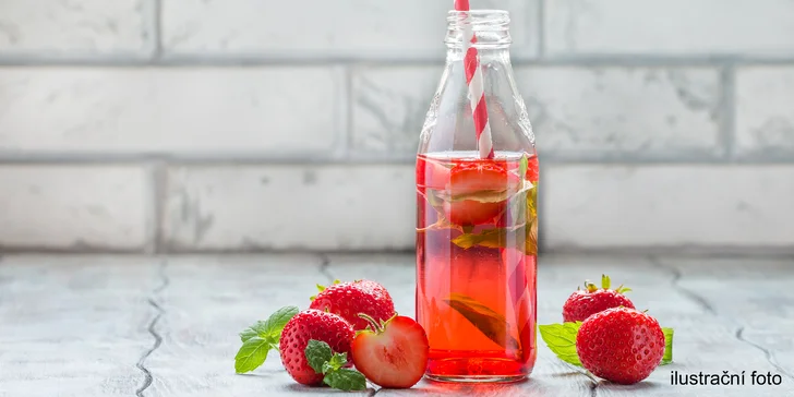 Dodržujte pitný režim: Osvěžující domácí limonáda dle výběru pro jednoho či dva