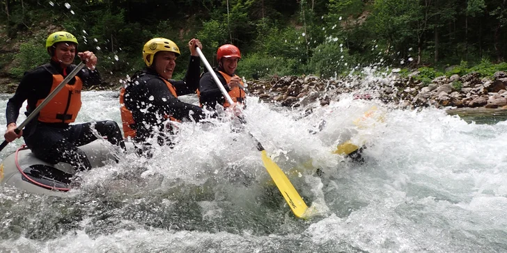 Ochlaďte se v parných dnech: půldenní rafting na krásné rakouské řece Salza