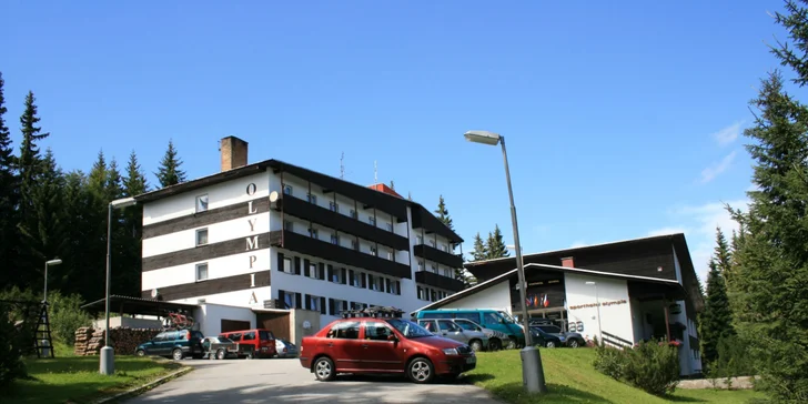 Za výlety na Šumavu: polopenze, vstup do fitness i sleva do vířivky a infrasauny
