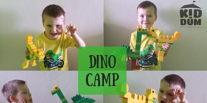 Příměstské tábory pro malé objevitele: dinosauří, stavitelský i programátorský