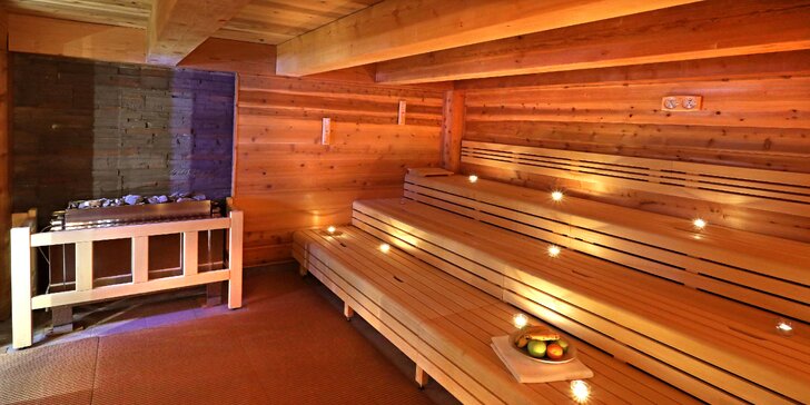 Časově neomezený vstup do saunového světa Saunia, peeling a limonáda