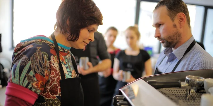 Baristický kurz domácí přípravy espressa pro milovníky kávy