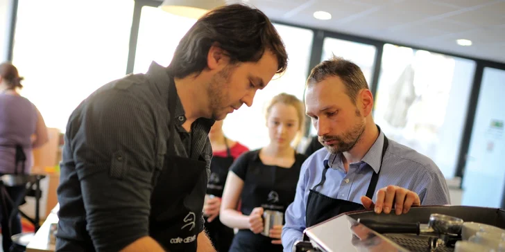 Baristický kurz domácí přípravy espressa pro milovníky kávy