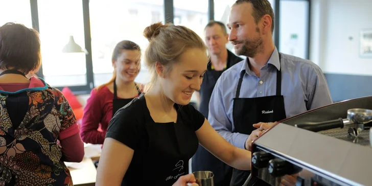 Baristický kurz domácí přípravy espressa pro milovníky kávy