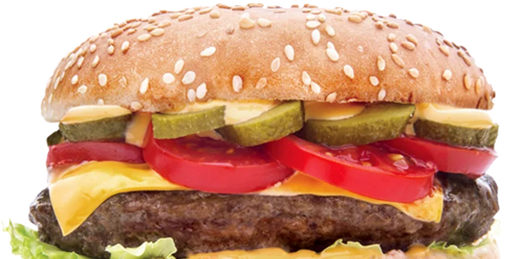 2 fešáci k nakousnutí: burgery s sebou výběrem ze 6 druhů a 2× hranolky