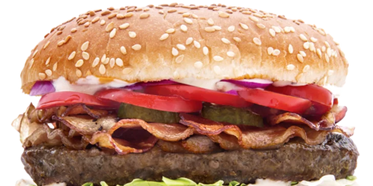 2 fešáci k nakousnutí: burgery s sebou výběrem ze 6 druhů a 2× hranolky