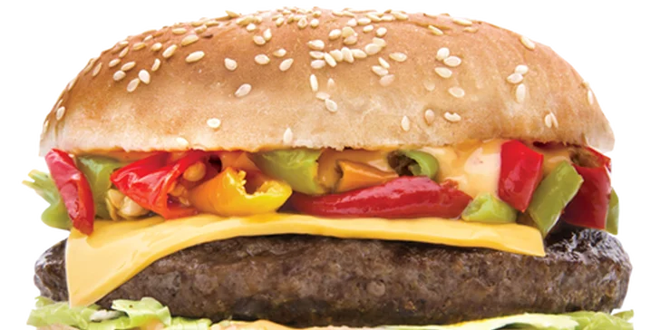 2 fešáci k nakousnutí: burgery s sebou výběrem ze 6 druhů a 2× hranolky