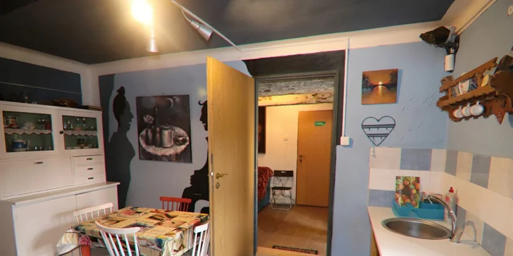 Apartmán Naopoleon - kuchyně. 