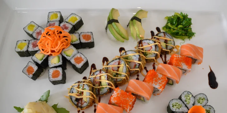 Napůl jídlo, napůl umělecké dílo: 40 kousků pestrobarevného sushi v srdci Brna