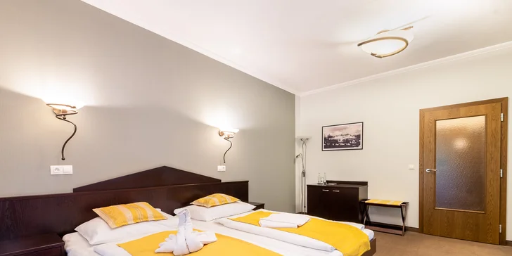 Po příjezdu pro vás bude nachystaný 3* nebo 4* pokoj.