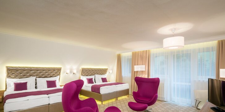 Dovolená v Harrachově: moderní hotel, relax, polopenze a spousta výletů