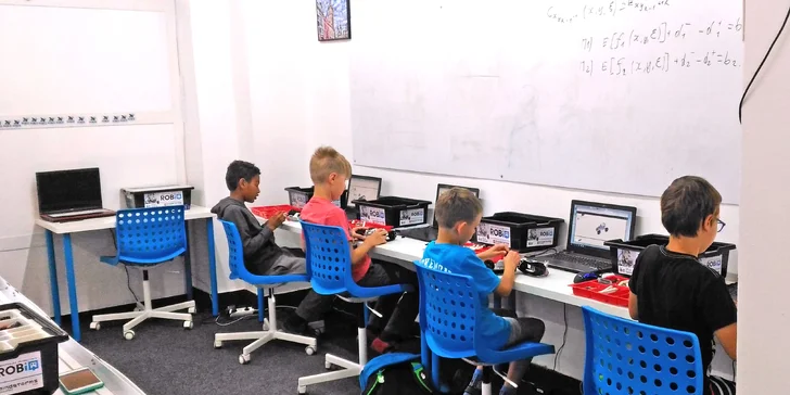 Kurz robotiky a programování pro děti: zkušební lekce i měsíční kurz