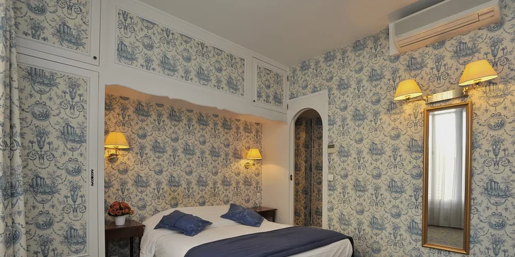 Léto nebo podzim nad Seinou: elegantní hotel blízko La Défense se snídaní pro 2