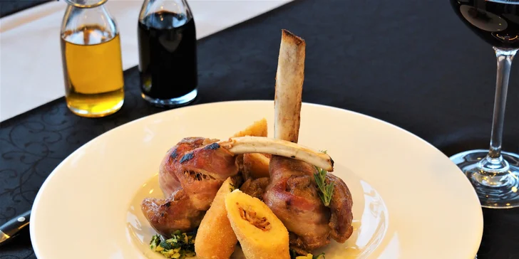 Degustační menu s jedinečným výhledem na celé Brno z 15. patra M-Paláce