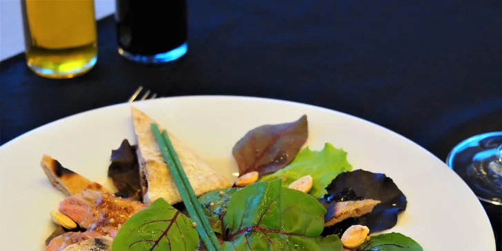 Degustační menu s jedinečným výhledem na celé Brno z 15. patra M-Paláce
