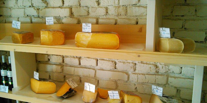 To nejlepší z Holandska: 200 gramů uleželé goudy nebo kozího sýra