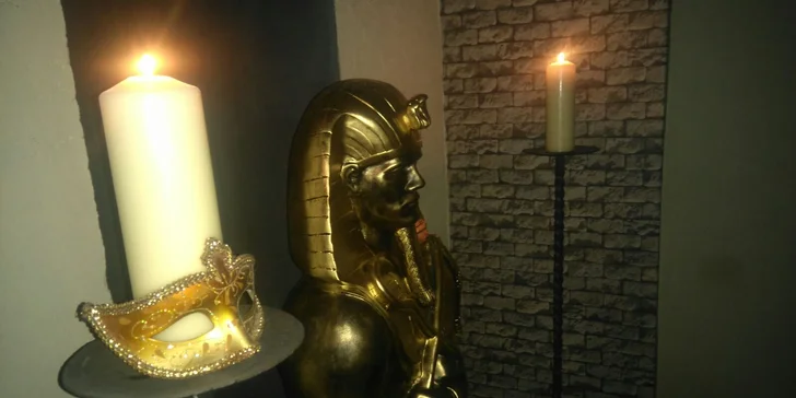 Po stopách tajemných sil do egyptské hrobky: 60min. únikovka plná napětí