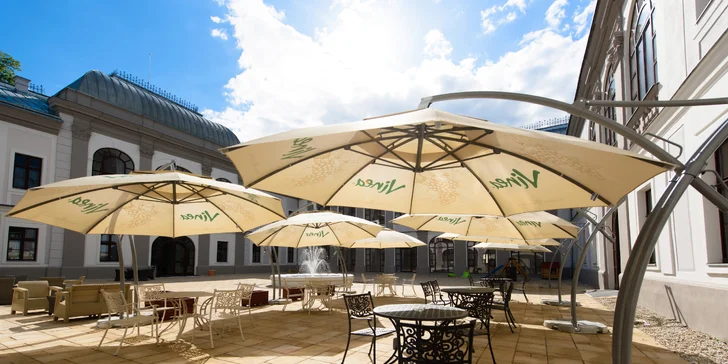 Elegantní pobyt na zámku v Považské Bystrici: Polopenze a wellness pro 2 osoby