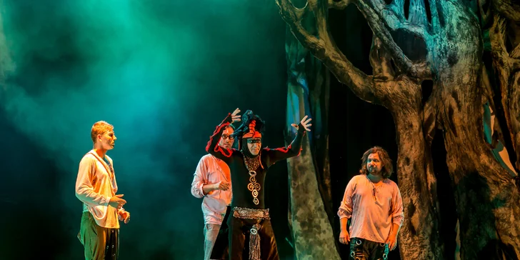 Derniéra muzikálu Kapka medu pro Verunku v přírodním divadle na Konopišti