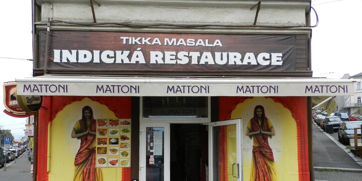 Ochutnejte tradiční indická jídla: čtyřchodové menu pro dva v Tikka Masala
