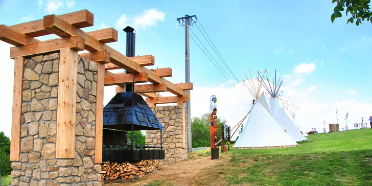 Divoký západ na Hané: 2 dny na westernovém ranči a nocleh v indiánském teepee