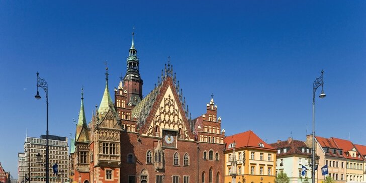 Wroclaw - jedno z nejstarších měst Polska rozkládající se na ostrovech řeky Odry