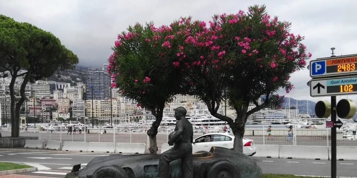 Monako: Jardin de Exotique, Grand Casino, Oceánografické muzeum, Knížecí palác