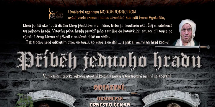 Vstupenka do divadla na představení Příběh jednoho hradu