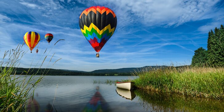Nezapomenutelný zážitek: 1hod. vyhlídkový let v letce horkovzdušných balónů