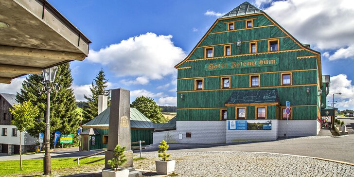 Jarní pobyt na Klínovci: Aktivní horská dovolená včetně bohaté polopenze