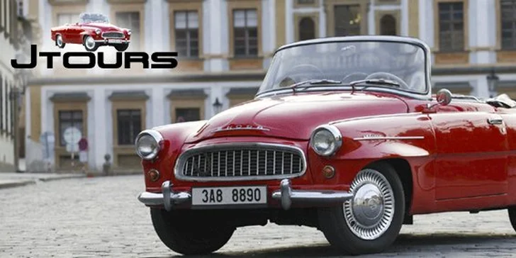 899 Kč za okružní jízdu starou Prahou s veteránem až PRO ČTYŘI OSOBY! Nechte se svézt vozem Škoda Felicia Cabrio z roku 1960 se slevou 50 %.