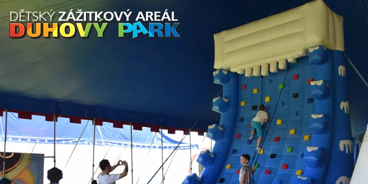 Parádní rodinný den v dětském zábavním areálu Duhový Park
