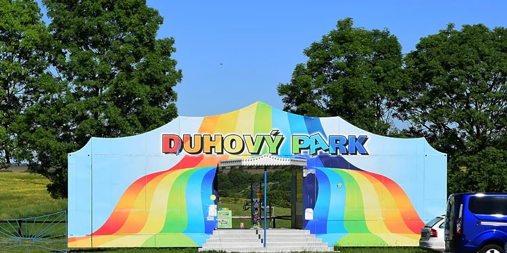 Parádní rodinný den v dětském zábavním areálu Duhový Park
