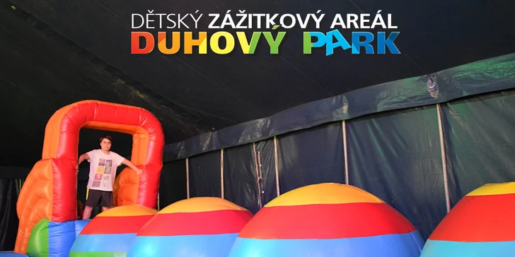 Parádní rodinný den v dětském zábavním areálu Duhový Park
