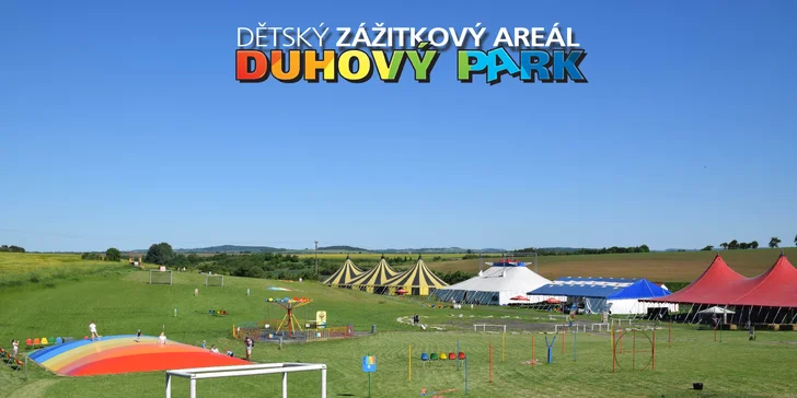 Parádní rodinný den v dětském zábavním areálu Duhový Park