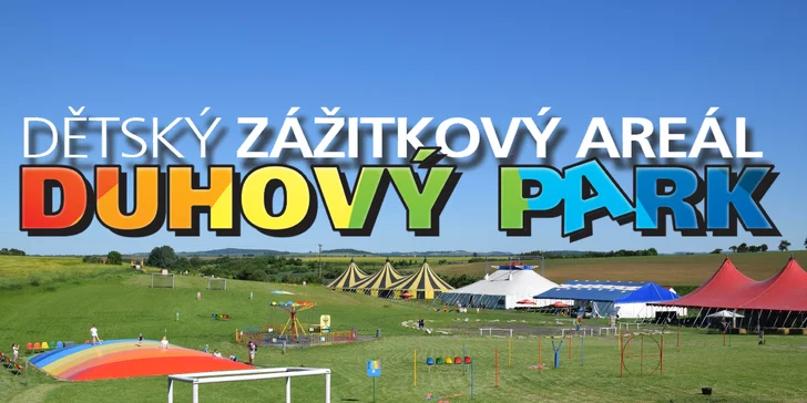 Parádní rodinný den v dětském zábavním areálu Duhový Park