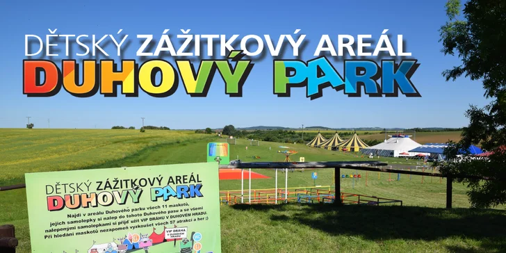 Parádní rodinný den v dětském zábavním areálu Duhový Park